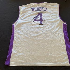 Vintage Chris Webber Sacramento Kings Jersey
